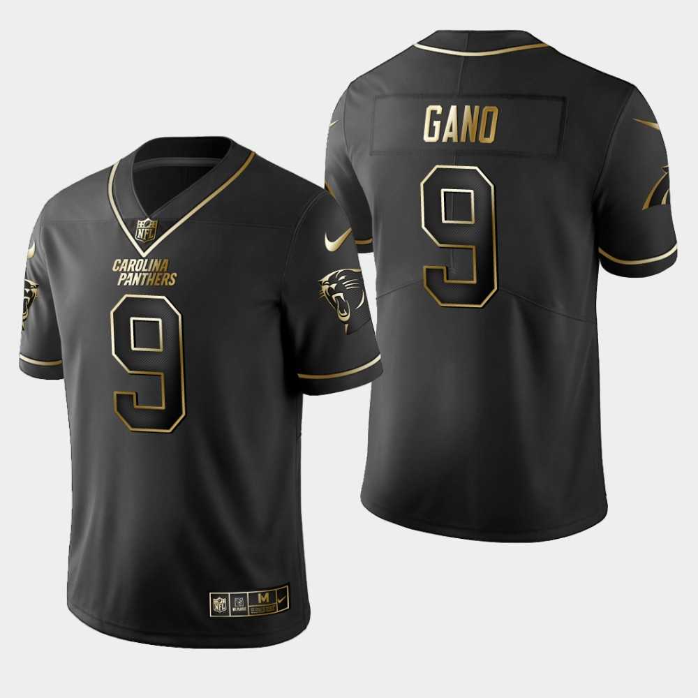 Nike Panthers 9 Graham Gano Black Gold Vapor Untouchable Limited Jersey Dyin